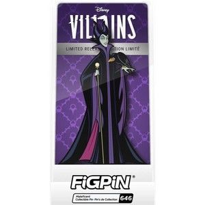 Maleficent FiGPiN #646 Disney Parks 2022 Exclusive Pin Limited Release Villains